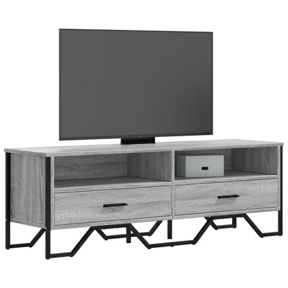 Tv Skříňka Černá 122 X 34 X 41 Cm Kompozitní Dřevo