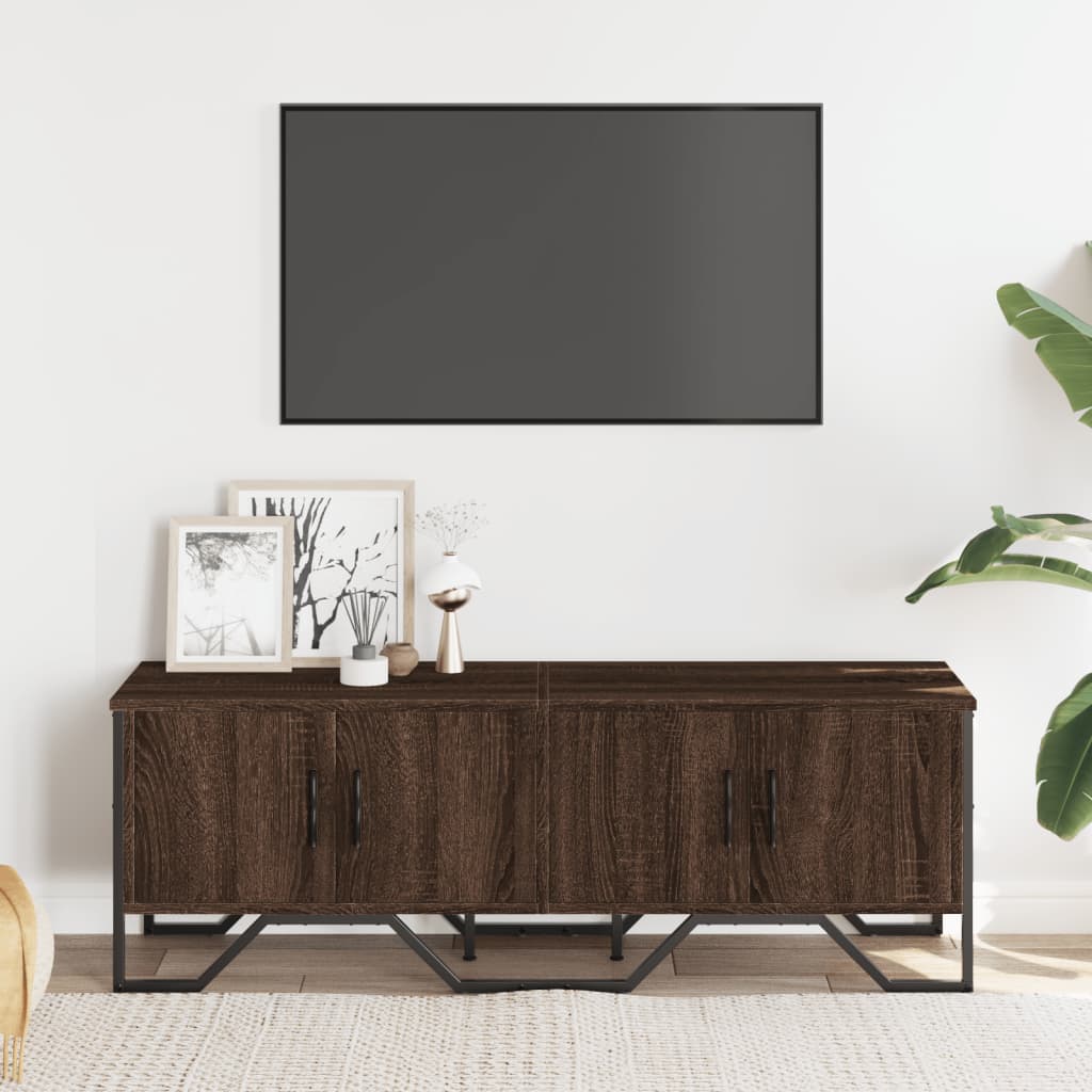 Tv Skříňka 122 X 34 X 41 Cm Kompozitní Dřevo