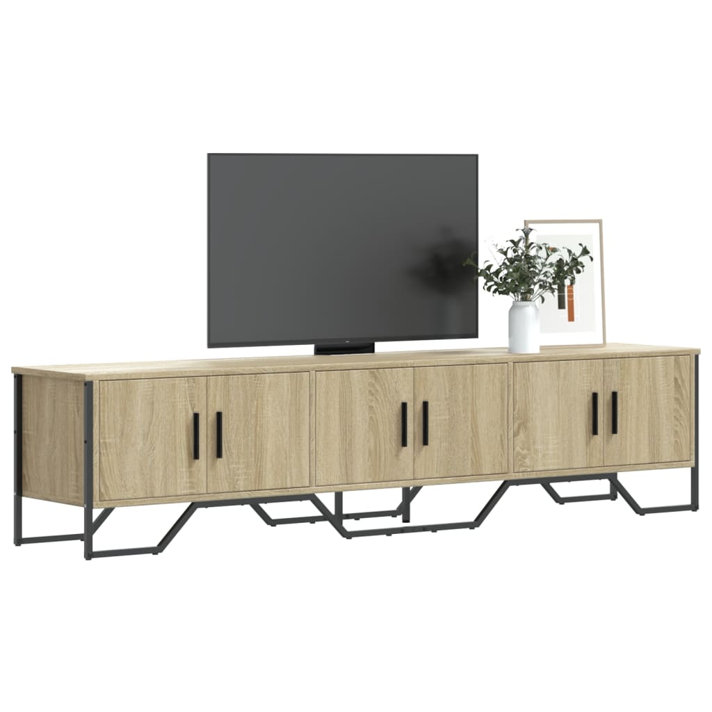 Tv Skříňka Šedá Sonoma 180 X 34 X 41 Cm Kompozitní Dřevo