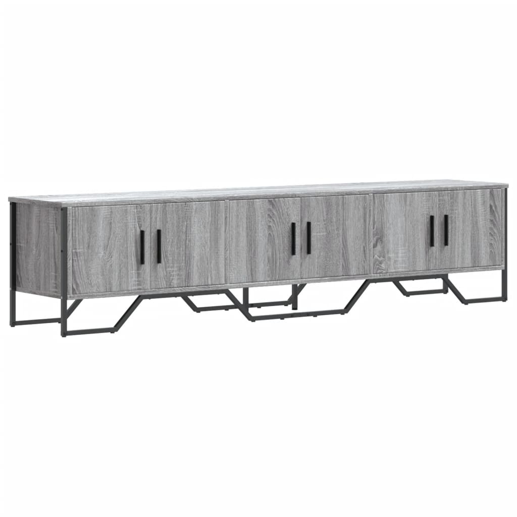 Tv Skříňka Šedá Sonoma 180 X 34 X 41 Cm Kompozitní Dřevo