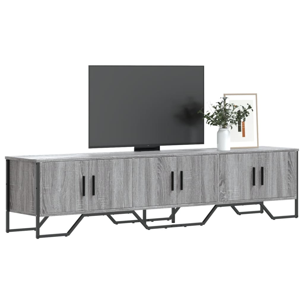 Tv Skříňka Šedá Sonoma 180 X 34 X 41 Cm Kompozitní Dřevo