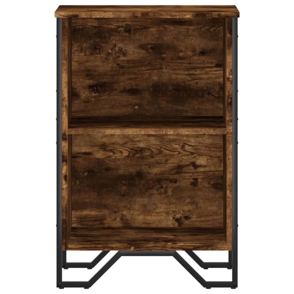 Knihovna 50 X 31 X 74,5 Cm Kompozitní Dřevo Kouřový Dub