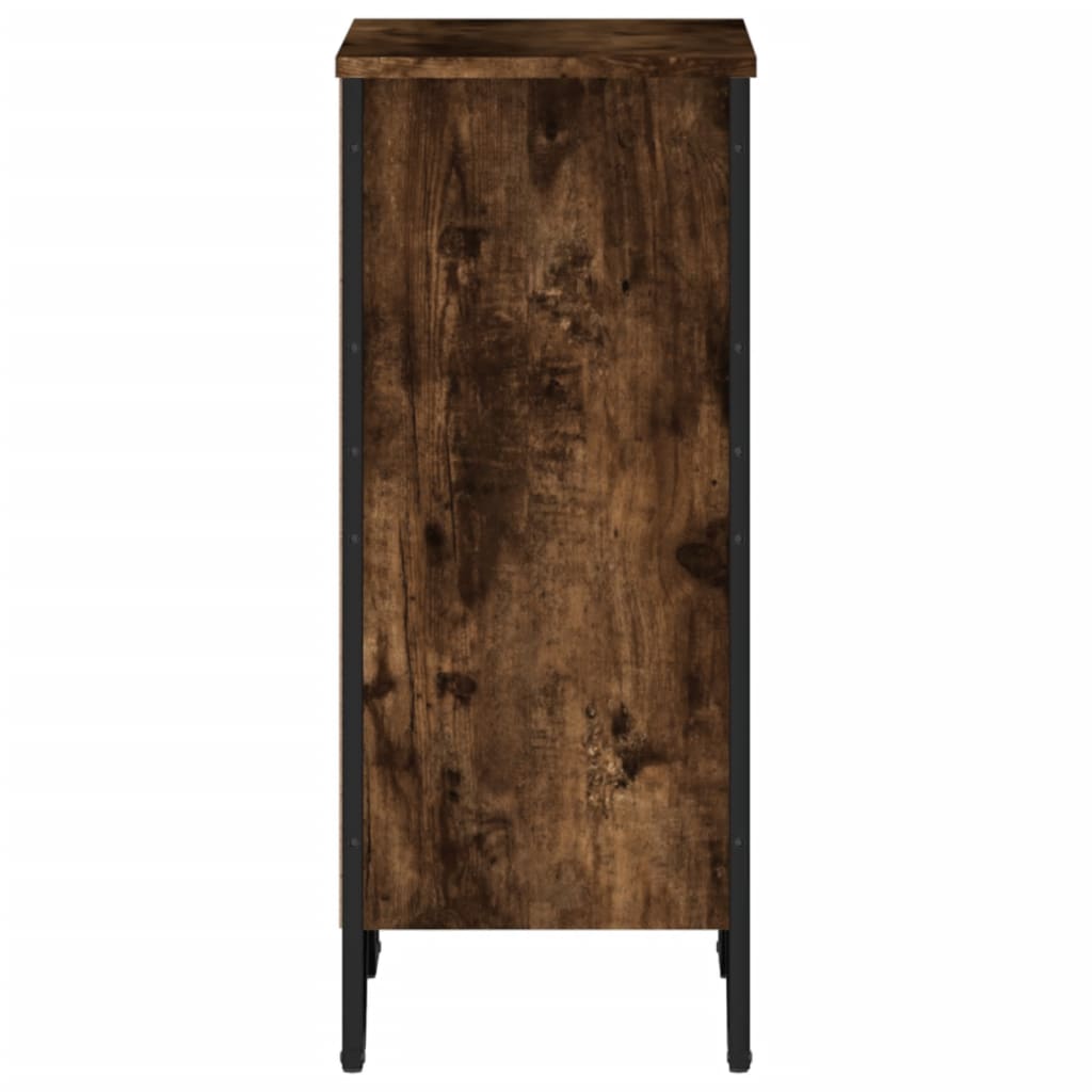 Knihovna 50 X 31 X 74,5 Cm Kompozitní Dřevo Kouřový Dub