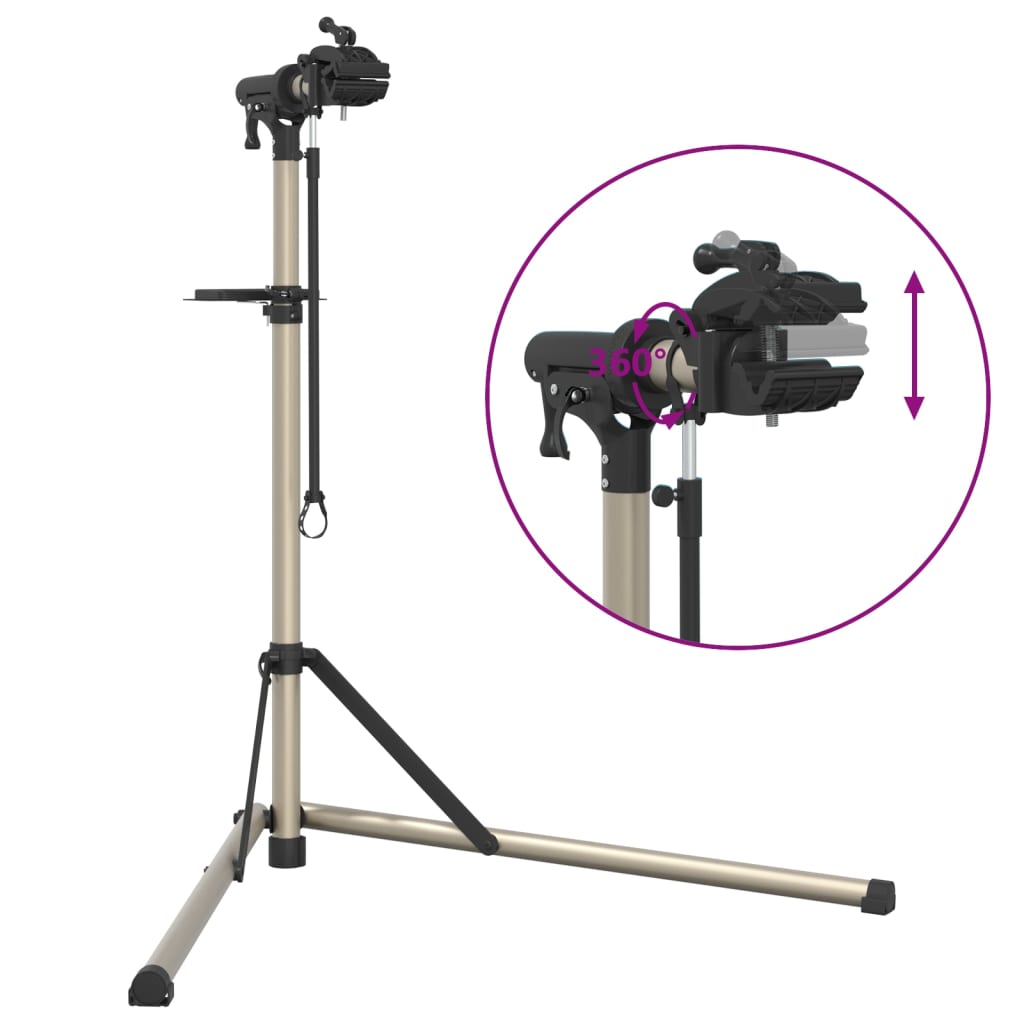 Stojan Na Opravu Jízdních Kol Skládací Nastavitelný 102–160 Cm