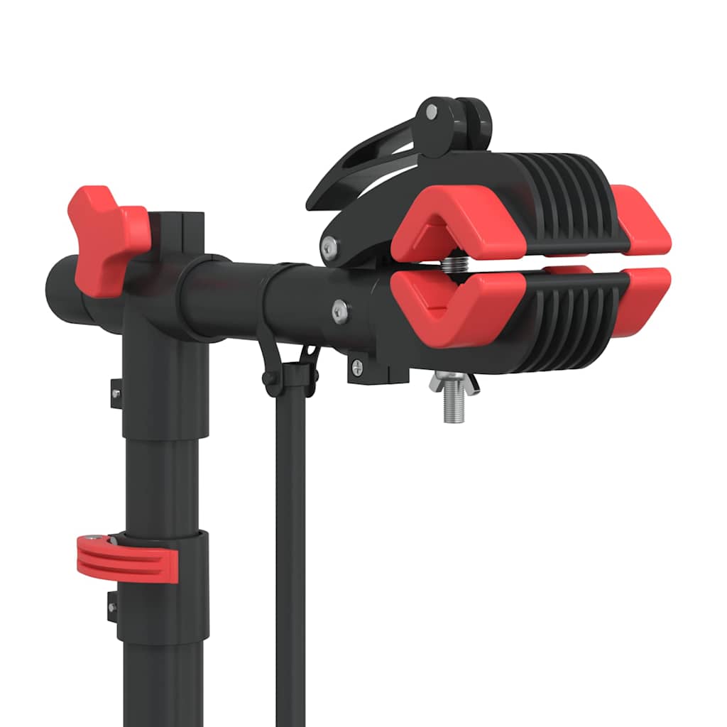 Stojan Na Opravu Kol Skládací Nastavitelný 92–152 Cm Červený