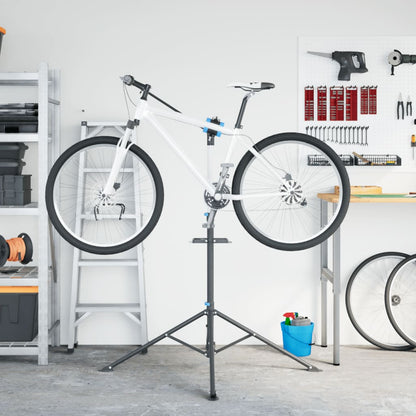 Stojan Na Opravu Kol Skládací Nastavitelný 108–188 Cm Modrý