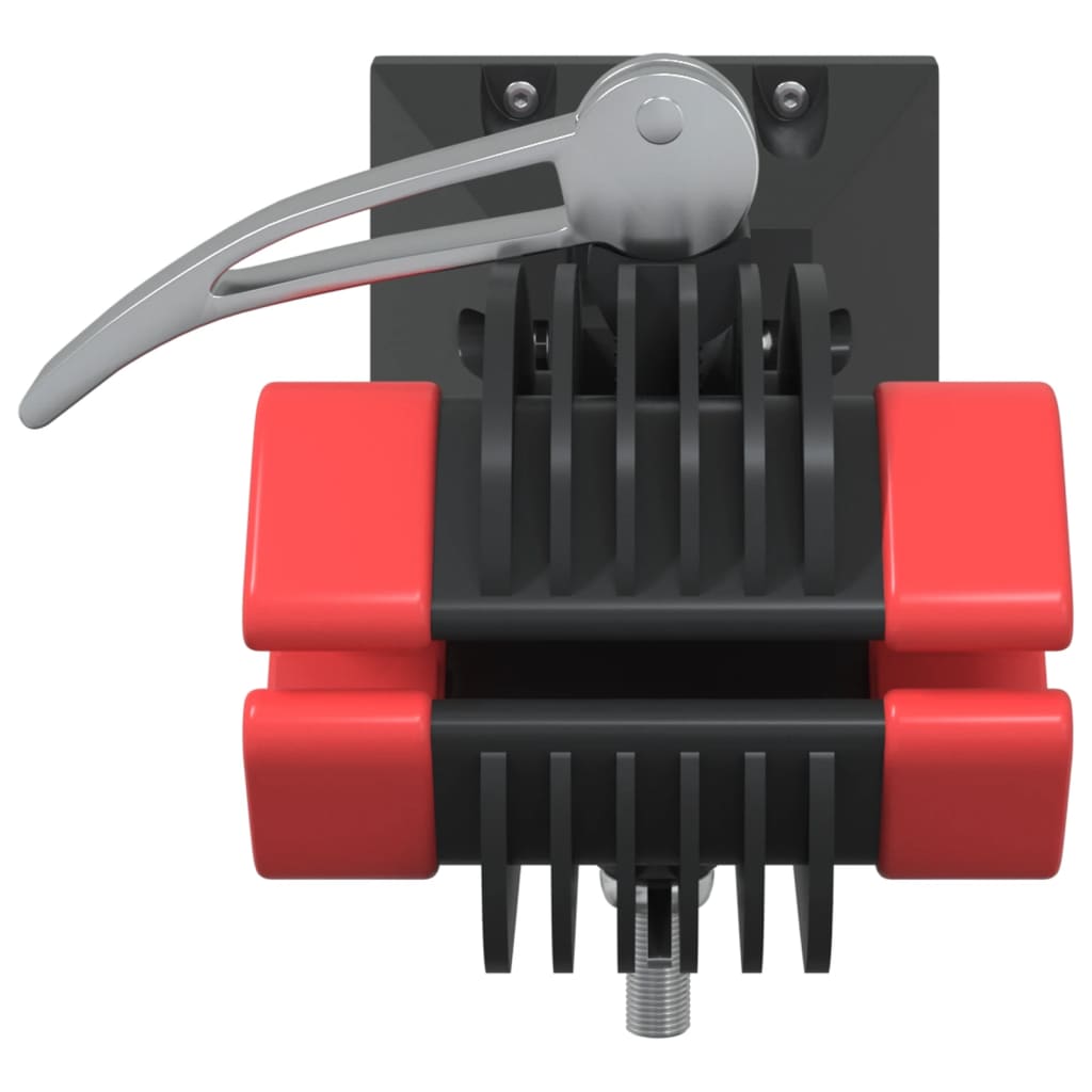 Nástěnný Stojan Na Opravu Kol Skládací Červený A Černý Ocel