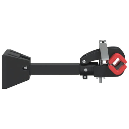 Nástěnný Stojan Na Opravu Kol Skládací Červený A Černý Ocel