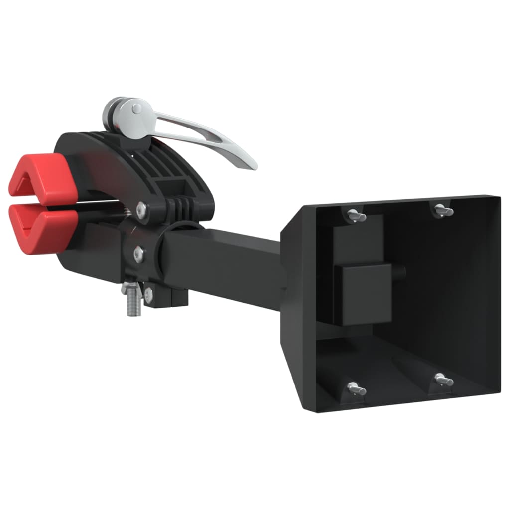 Nástěnný Stojan Na Opravu Kol Skládací Červený A Černý Ocel