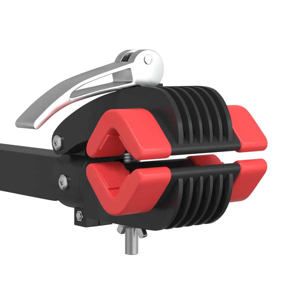 Nástěnný Stojan Na Opravu Kol Skládací Červený A Černý Ocel