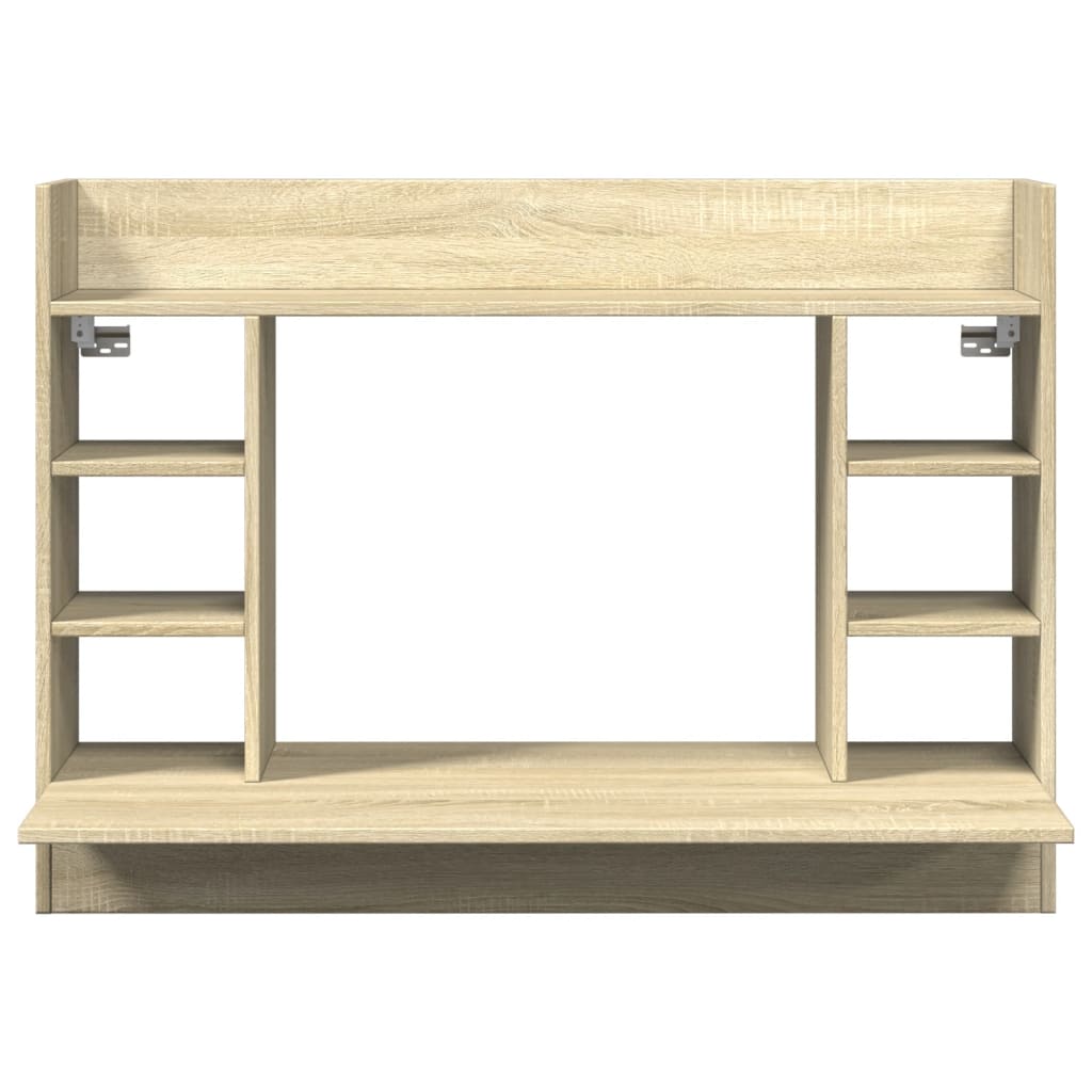 Nástěnný Psací Stůl Dub Sonoma 105X48X75 Cm Kompozitní Dřevo