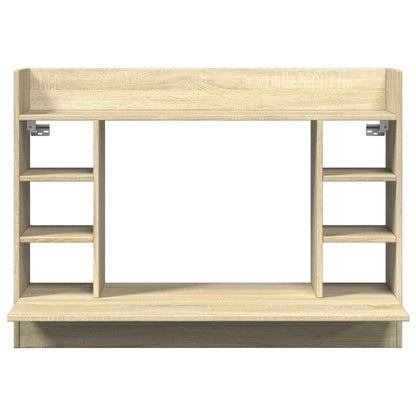 Nástěnný Psací Stůl Dub Sonoma 105X48X75 Cm Kompozitní Dřevo