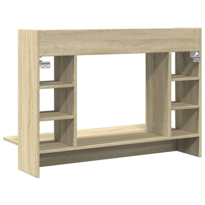 Nástěnný Psací Stůl Dub Sonoma 105X48X75 Cm Kompozitní Dřevo