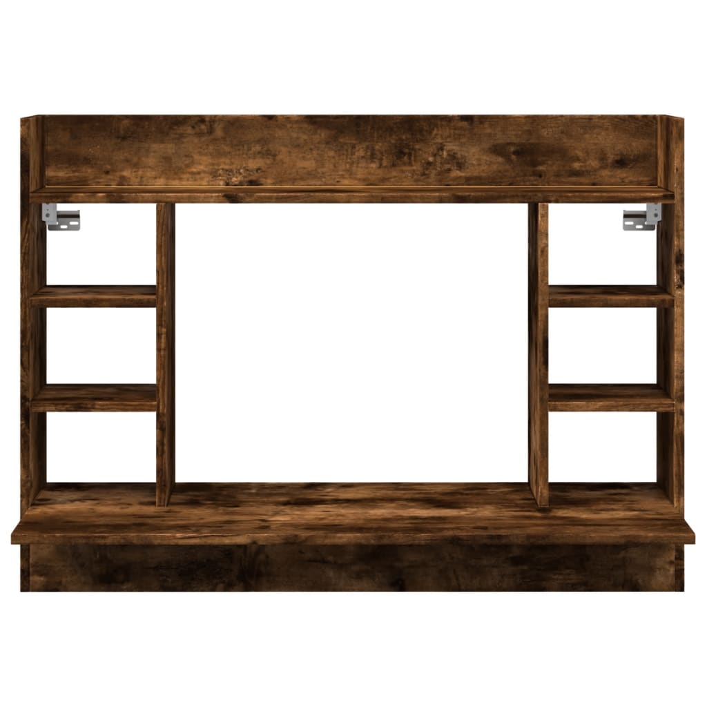 Nástěnný Psací Stůl Kouřový Dub 105X48X75 Cm Kompozitní Dřevo