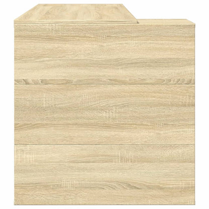 Psací Stůl 123,5 X 73,5 X 75 Cm Kompozitní Dřevo