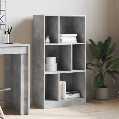 Knihovna Betonově Šedá 57 X 28,5 X 107,5 Cm Kompozitní Dřevo