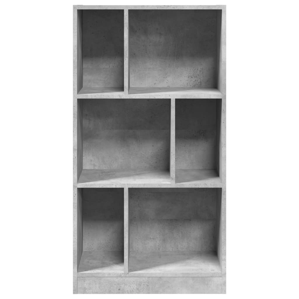 Knihovna Betonově Šedá 57 X 28,5 X 107,5 Cm Kompozitní Dřevo