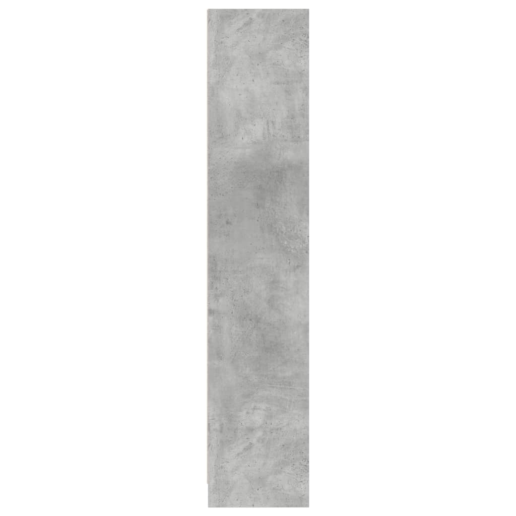Knihovna Betonově Šedá 57 X 28,5 X 107,5 Cm Kompozitní Dřevo