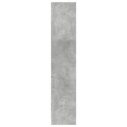 Knihovna Betonově Šedá 57 X 28,5 X 107,5 Cm Kompozitní Dřevo