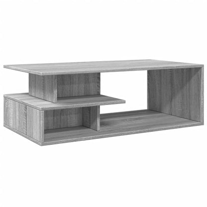 Konferenční Stolek Šedý Sonoma 102X55X35 Cm Kompozitní Dřevo
