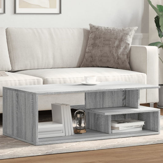 Konferenční Stolek Šedý Sonoma 102X55X35 Cm Kompozitní Dřevo