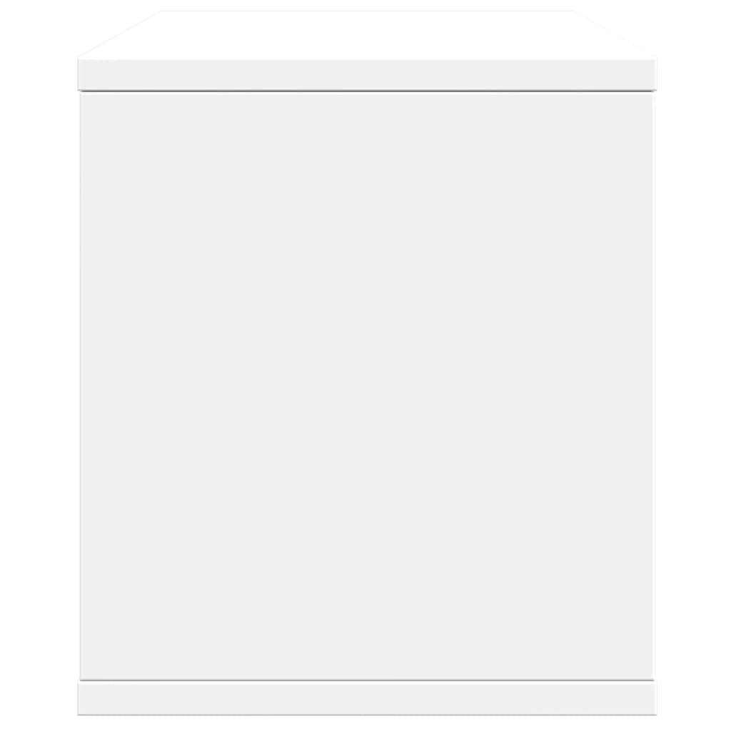 Stolní Organizér Bílý 36 X 26 X 29,5 Cm Kompozitní Dřevo