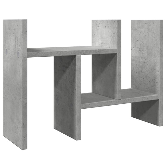 Stolní Organizér Betonově Šedý 34,5 X 15,5 X 35,5 Cm Kompozit