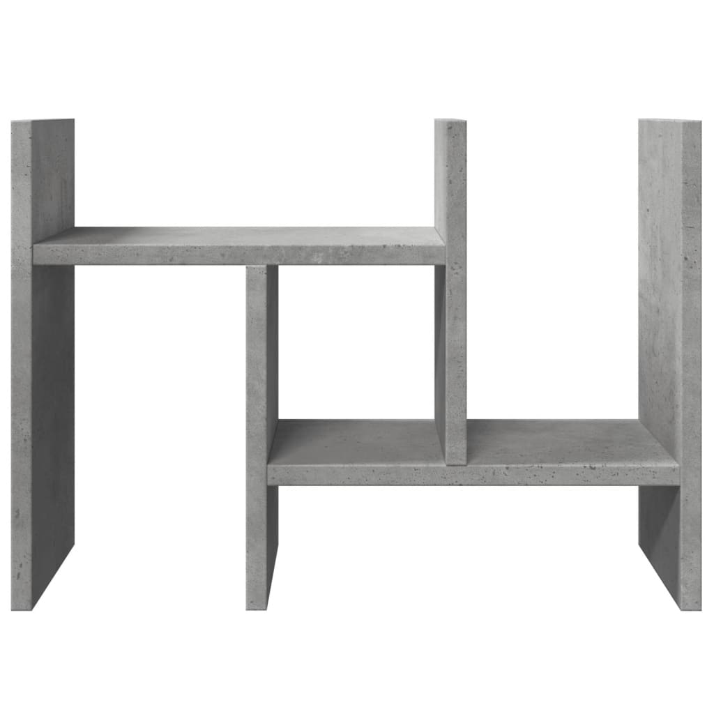 Stolní Organizér Betonově Šedý 34,5 X 15,5 X 35,5 Cm Kompozit