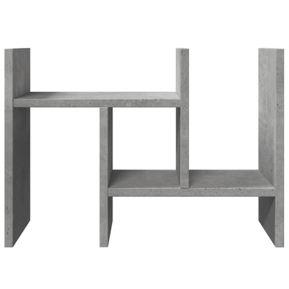 Stolní Organizér Betonově Šedý 34,5 X 15,5 X 35,5 Cm Kompozit