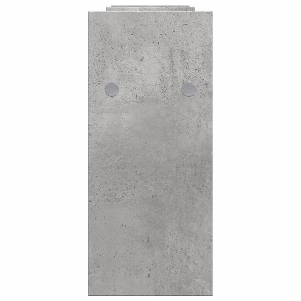 Stolní Organizér Betonově Šedý 34,5 X 15,5 X 35,5 Cm Kompozit