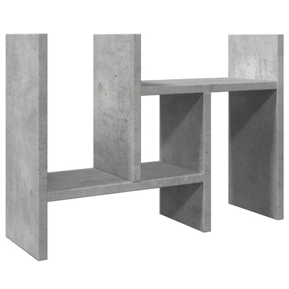 Stolní Organizér Betonově Šedý 34,5 X 15,5 X 35,5 Cm Kompozit