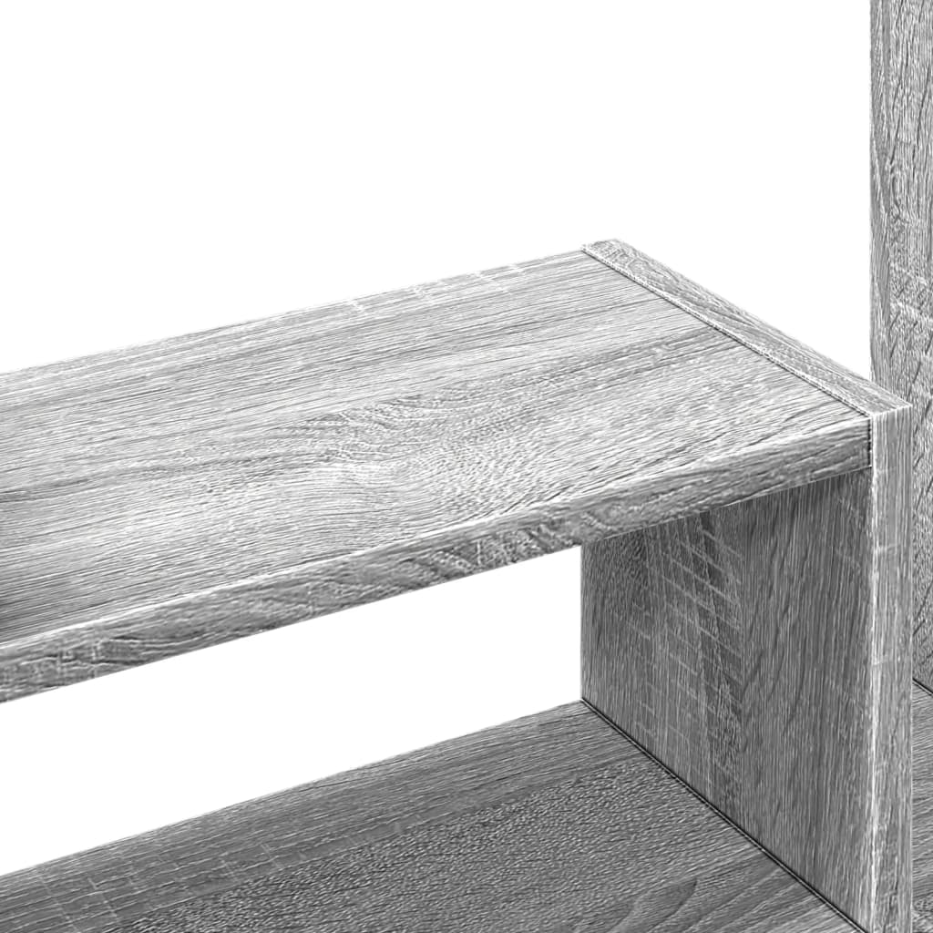 Stolní Organizér Šedý Sonoma 38,5 X 17 X 39 Cm Kompozitní Dřevo