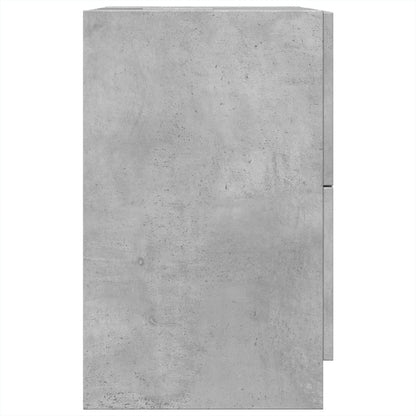 Skříňka Pod Umyvadlo Betonově Šedá 40X37X59 Cm Kompozitní Dřevo