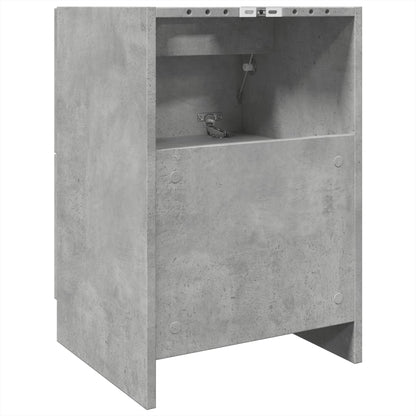 Skříňka Pod Umyvadlo Betonově Šedá 40X37X59 Cm Kompozitní Dřevo