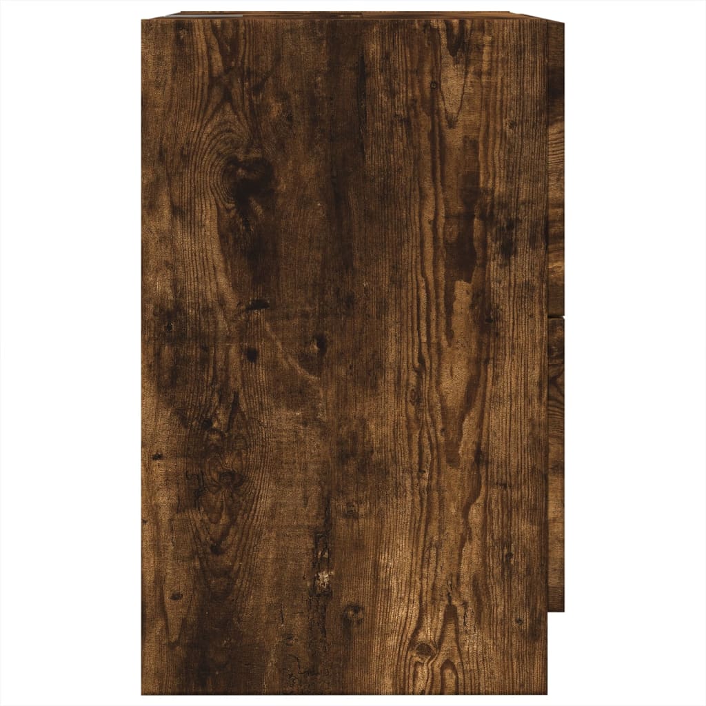Skříňka Pod Umyvadlo Kouřový Dub 40X37X59 Cm Kompozitní Dřevo