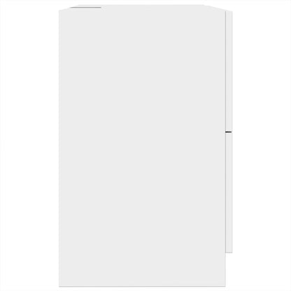 Skříňka Pod Umyvadlo Bílá 59 X 37 X 59 Cm Kompozitní Dřevo