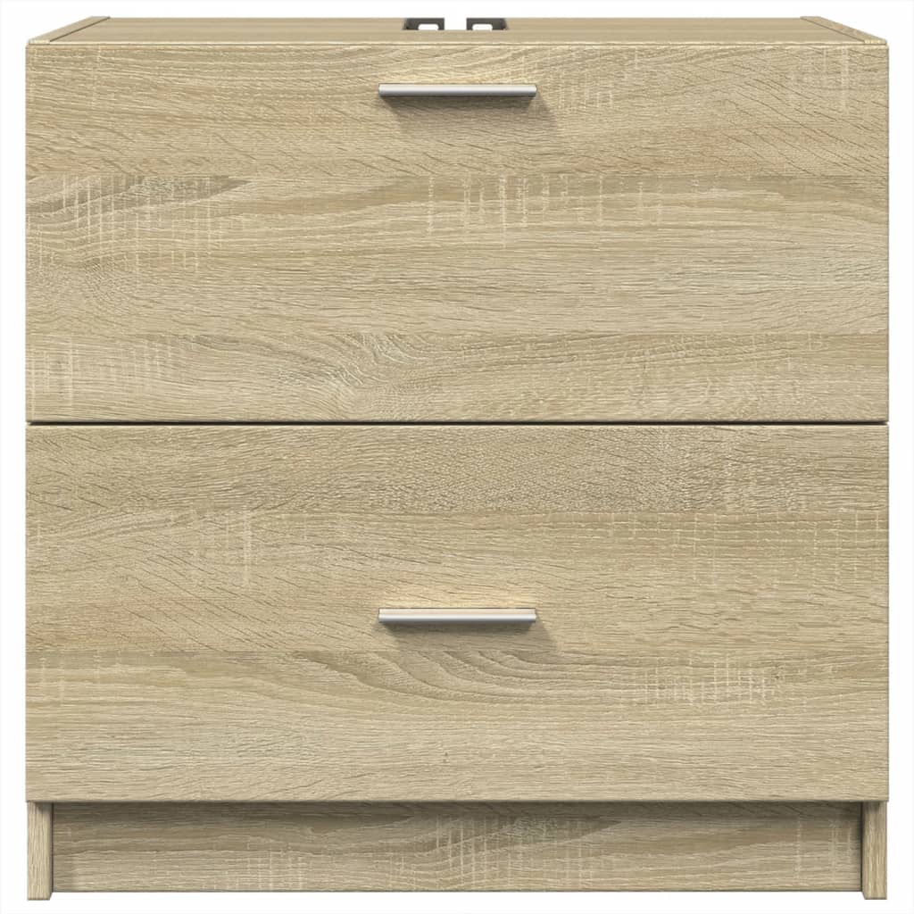 Skříňka Pod Umyvadlo Dub Sonoma 59X37X59 Cm Kompozitní Dřevo