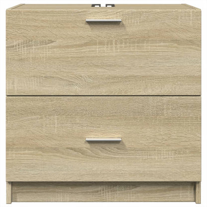 Skříňka Pod Umyvadlo Dub Sonoma 59X37X59 Cm Kompozitní Dřevo
