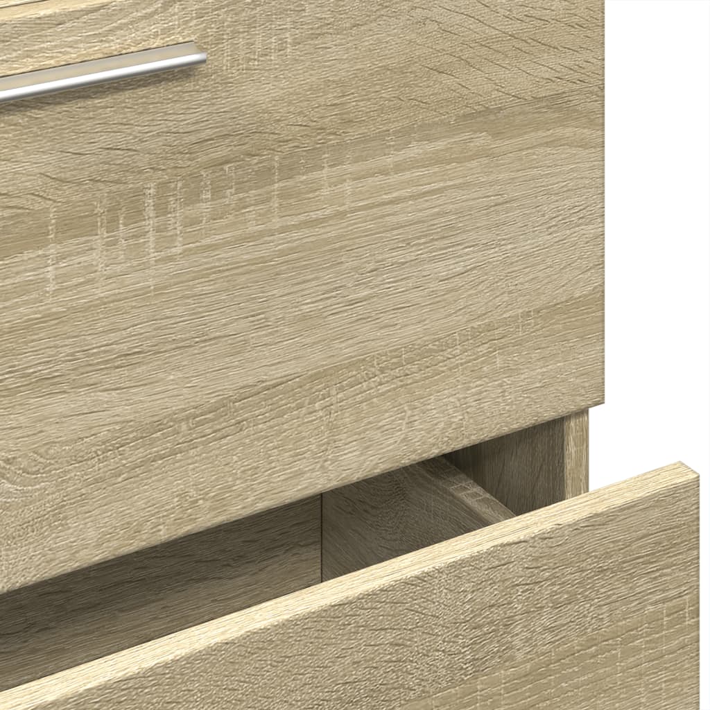 Skříňka Pod Umyvadlo Dub Sonoma 59X37X59 Cm Kompozitní Dřevo