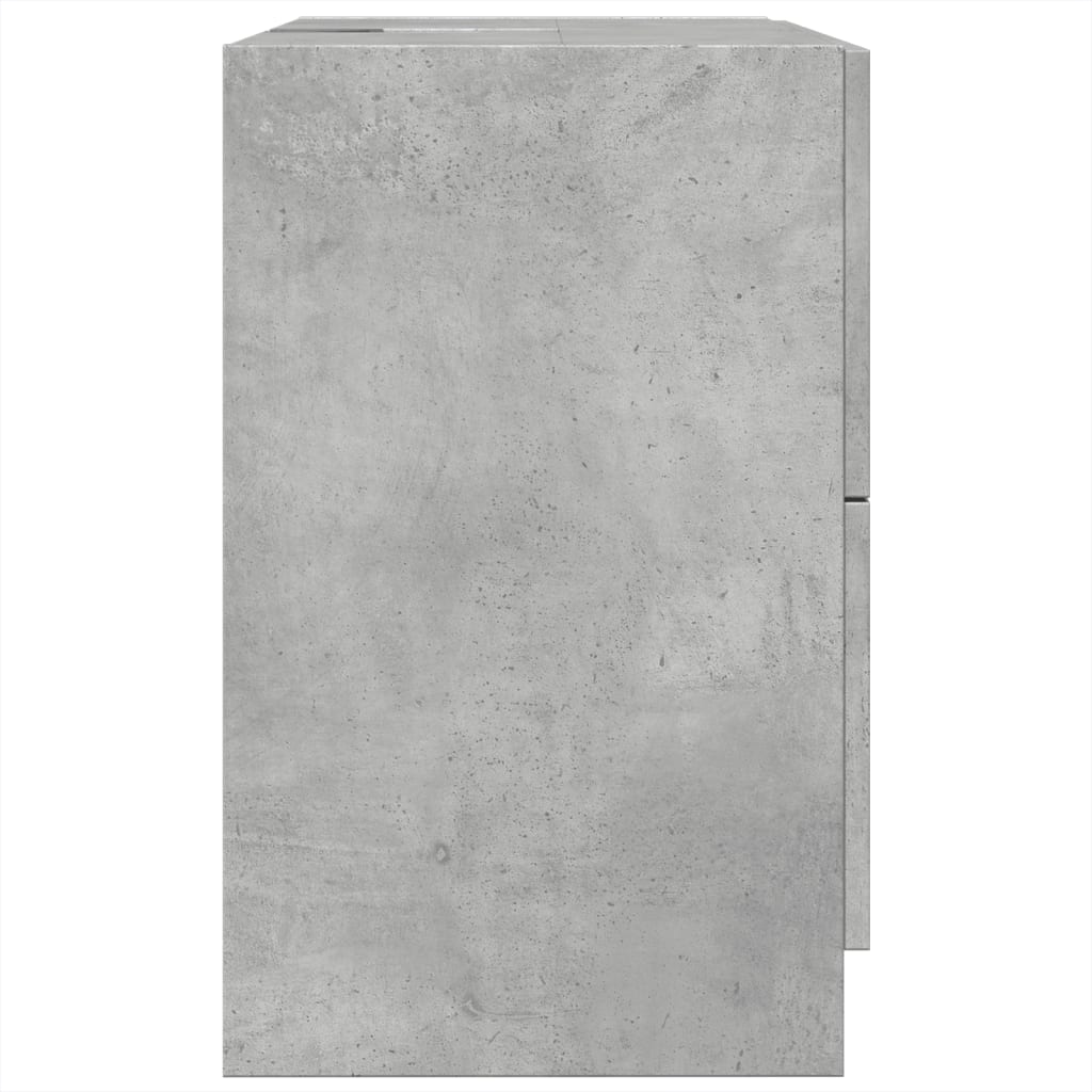 Skříňka Pod Umyvadlo Betonově Šedá 59X37X59 Cm Kompozitní Dřevo