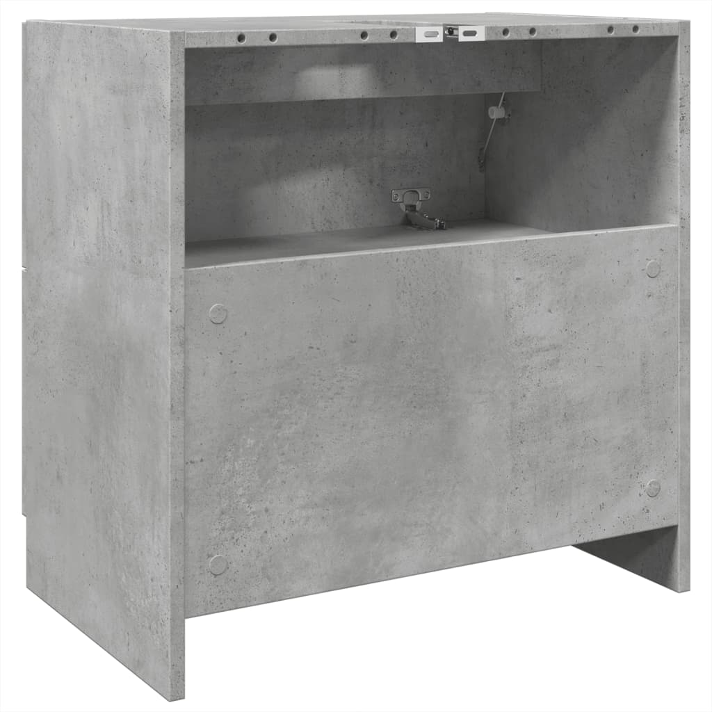 Skříňka Pod Umyvadlo Betonově Šedá 59X37X59 Cm Kompozitní Dřevo