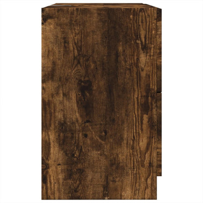 Skříňka Pod Umyvadlo Kouřový Dub 59X37X59 Cm Kompozitní Dřevo