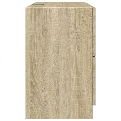 Skříňka Pod Umyvadlo Dub Sonoma 78X37X59 Cm Kompozitní Dřevo