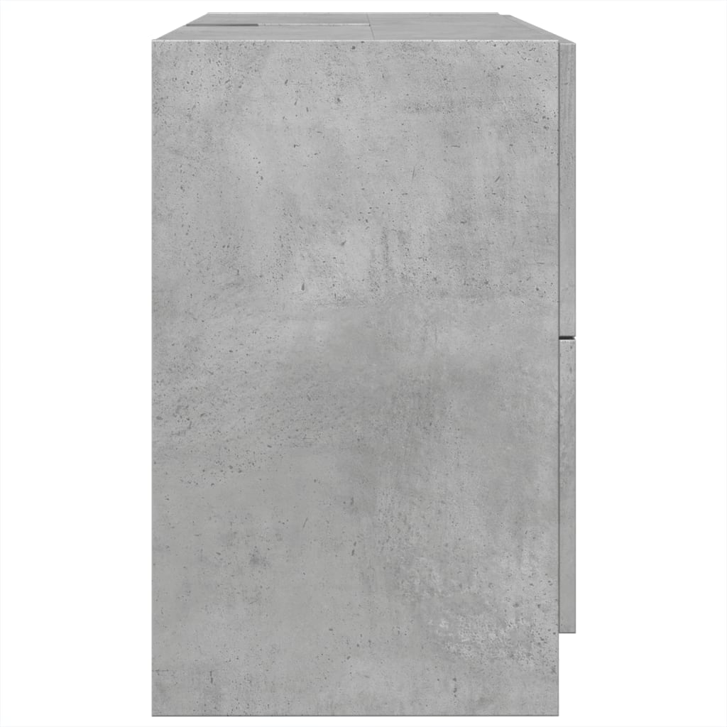 Skříňka Pod Umyvadlo Betonově Šedá 78X37X59 Cm Kompozitní Dřevo