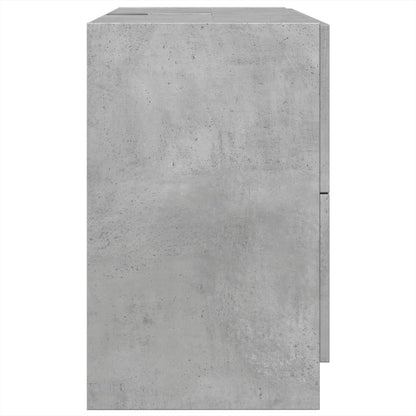 Skříňka Pod Umyvadlo Betonově Šedá 78X37X59 Cm Kompozitní Dřevo
