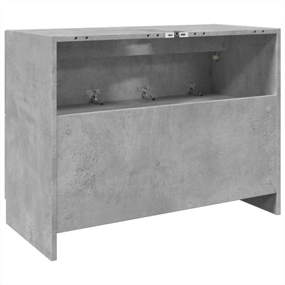 Skříňka Pod Umyvadlo Betonově Šedá 78X37X59 Cm Kompozitní Dřevo