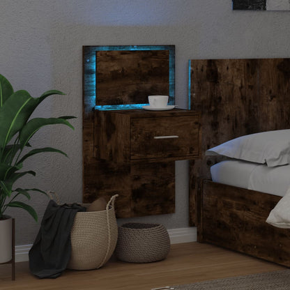 Nástěnný Noční Stolek S Led Osvětlením