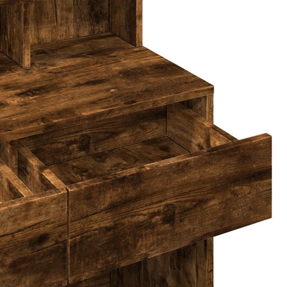 Toaletní Stolek S Led 80 X 41 X 134,5 Cm