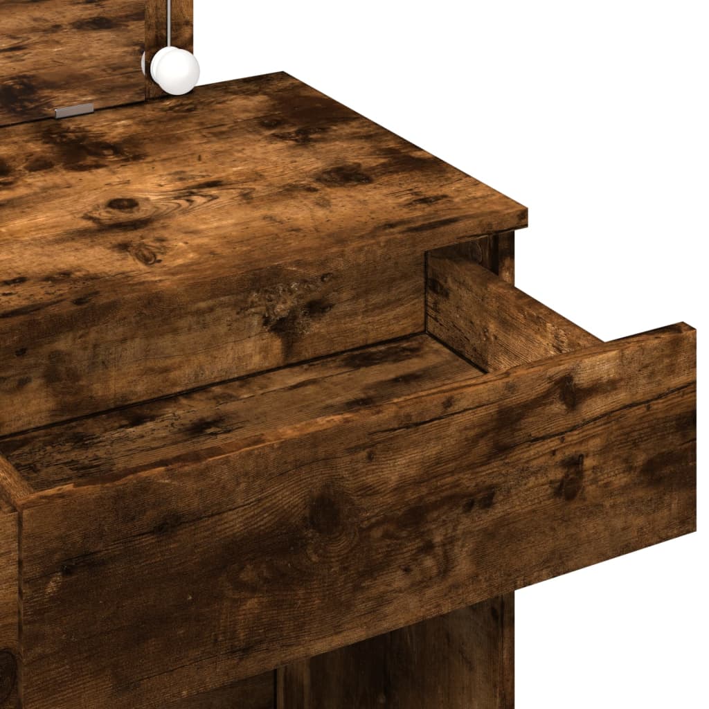 Toaletní Stolek S Led 100 X 40 X 120 Cm