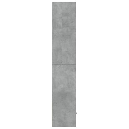 Knihovna Betonově Šedá 40 X 36 X 189 Cm Kompozitní Dřevo